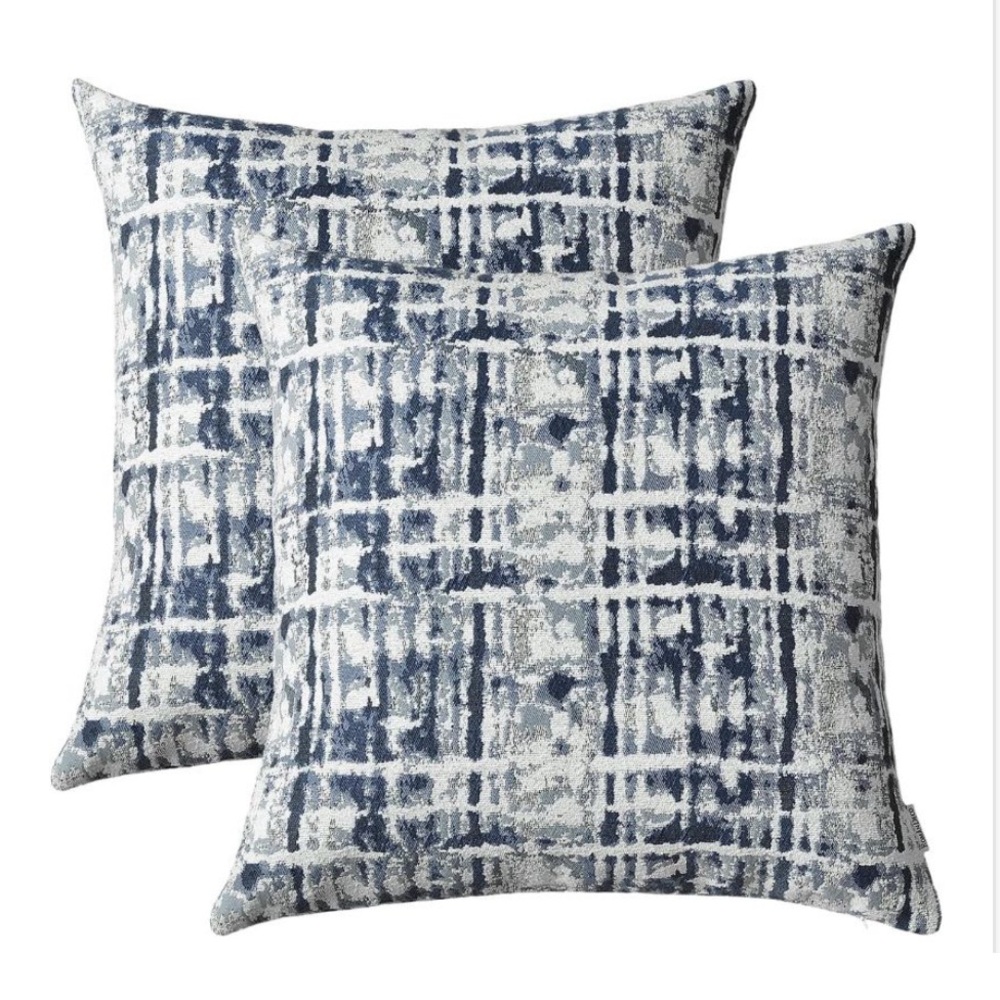 Jacquard Throw Pillow Covers -Set of 2